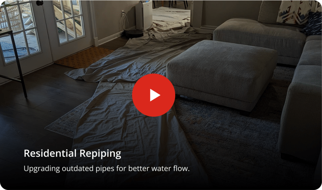 residential repiping service in houston