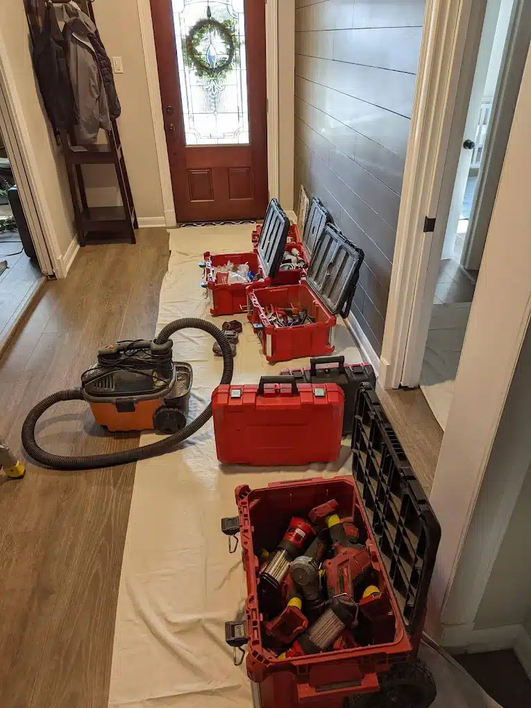 whole house repiping set up in houston by repipe solutions inc