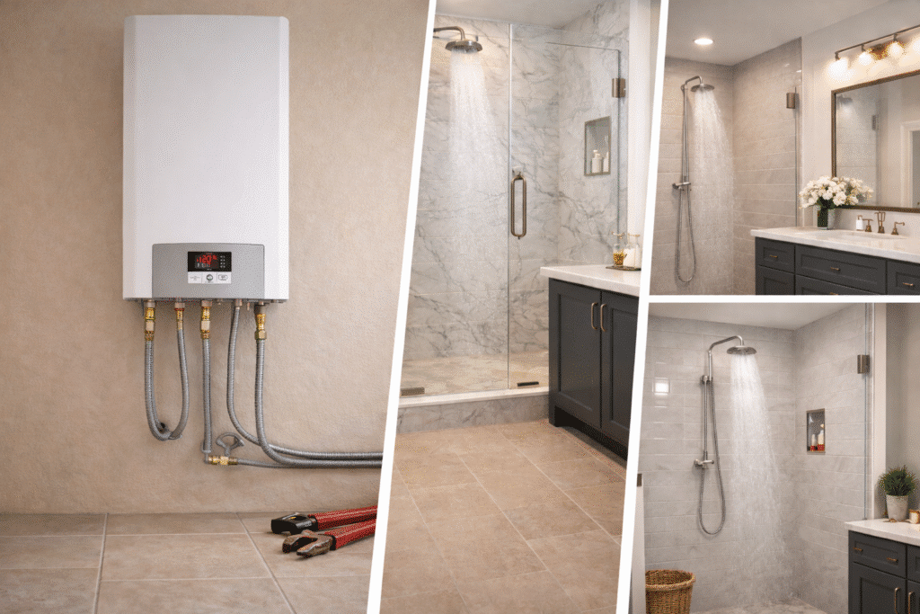 Can a Tankless Water Heater Supply Enough Hot Water for Multiple Showers?