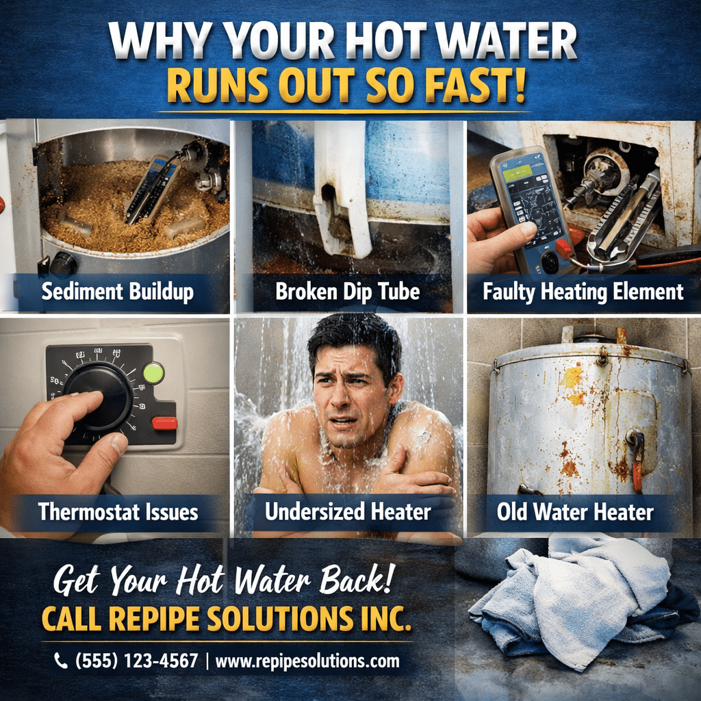 not enough hot water