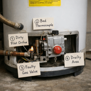 pilot light keeps going out