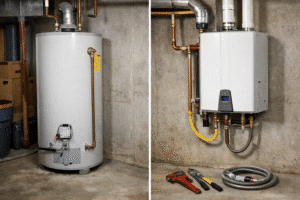 tank vs tankless water heater