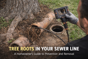 tree roots in sewer line