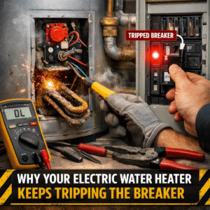 electric water heater tripping breaker