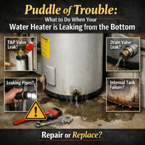 water heater leaking from bottom