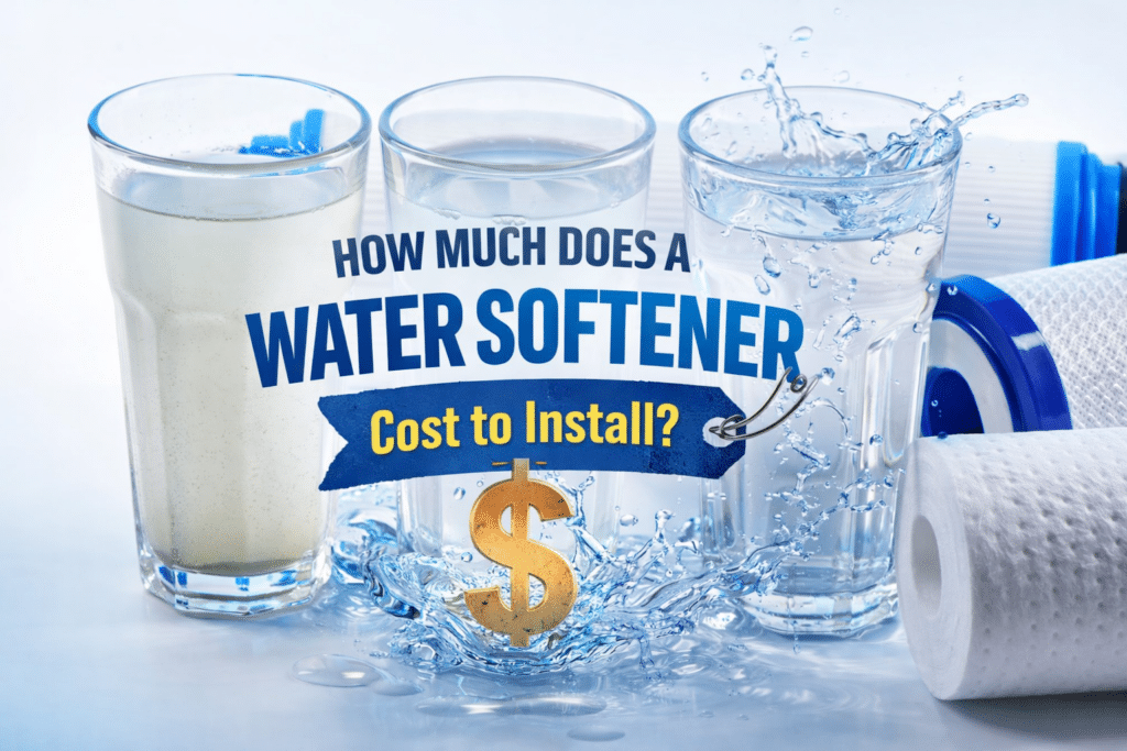 water softener cost to install houston