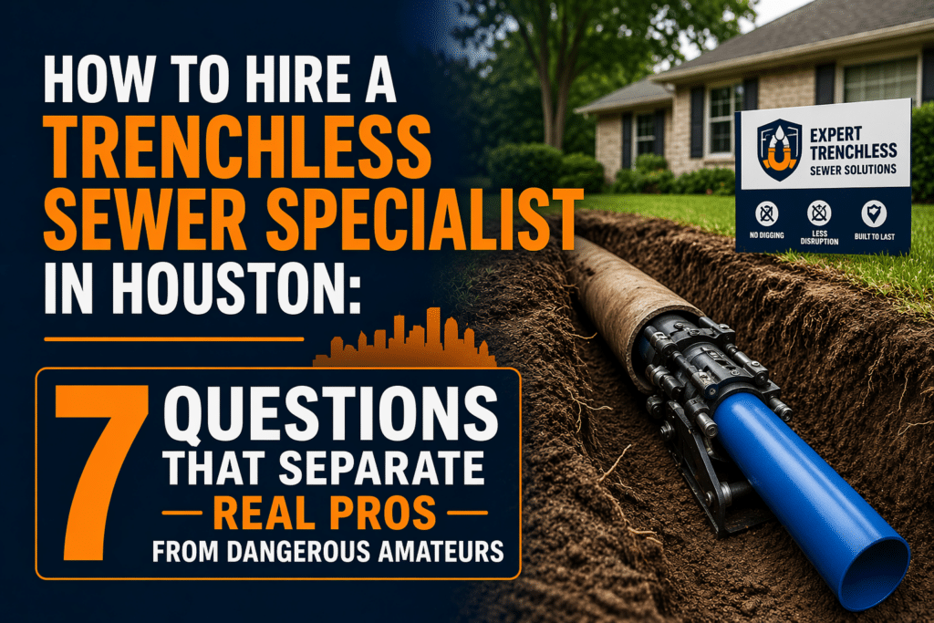 trenchless sewer specialist