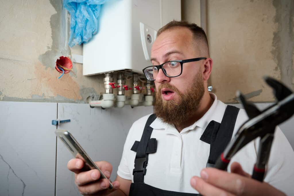 plumber for repipe company in houston tx surprised at bad customer review